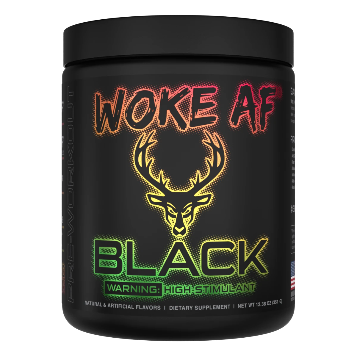 Bucked Up Woke AF Pre-Workout — High-Stim Energy, Pump & Focus (30 Servings)