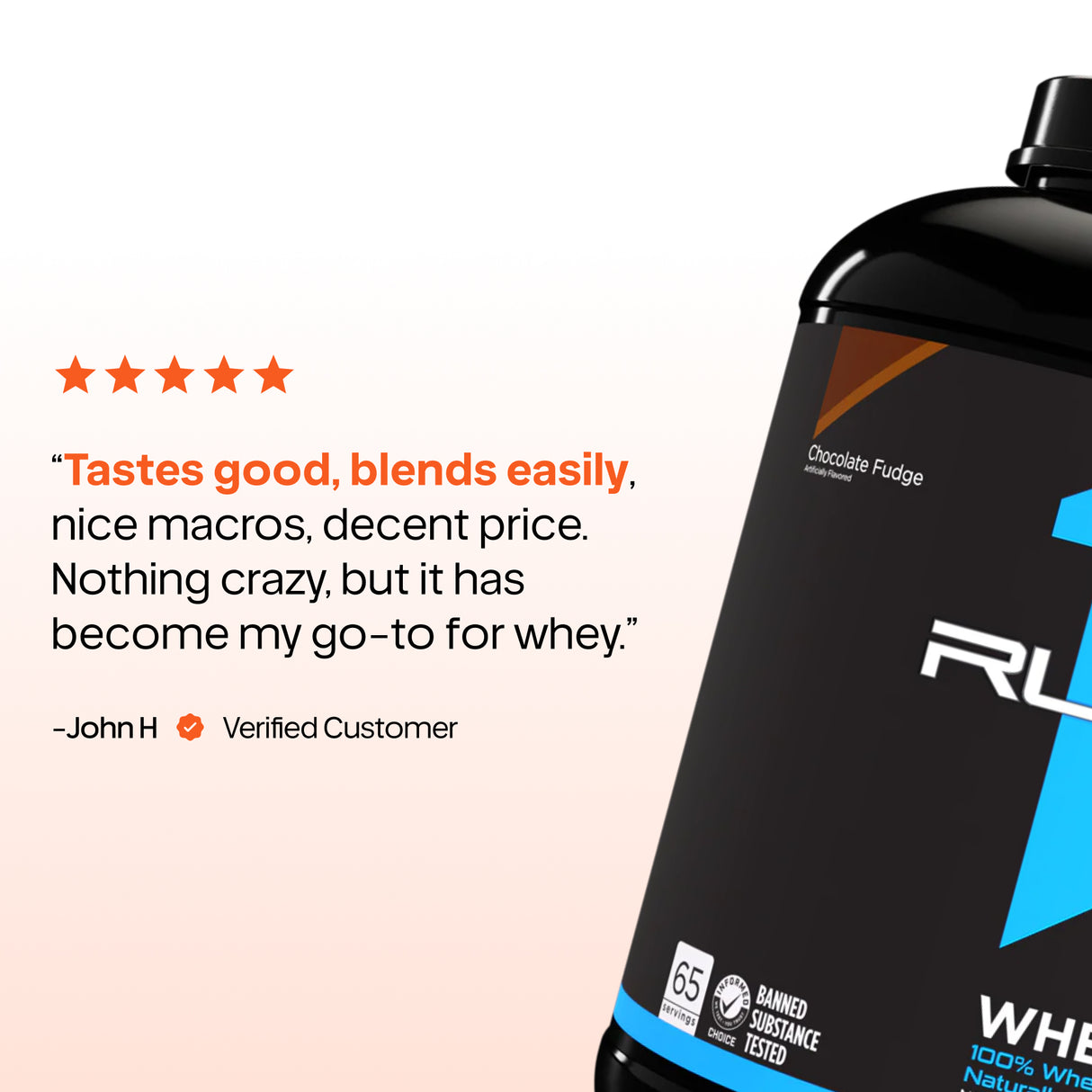 Rule 1 - WHEY BLEND 100% Whey Blend