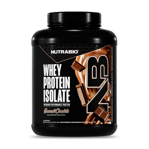 NutraBio Whey Protein Isolate (5LB / 50 Servings)