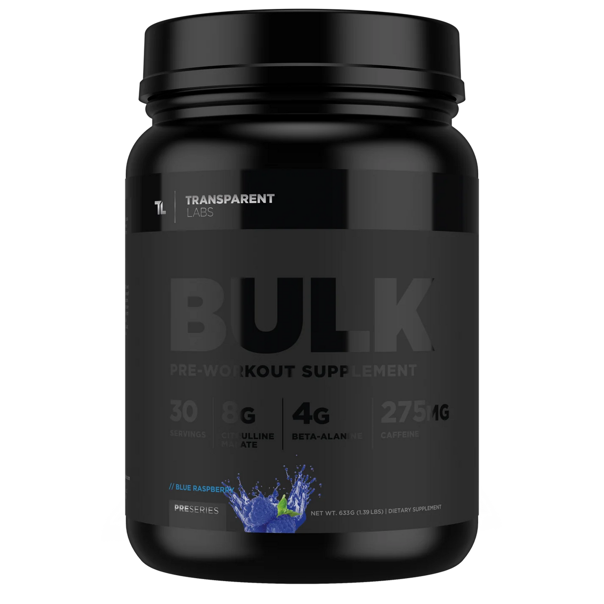 Bulk Black Pre-Workout by Transparent Labs