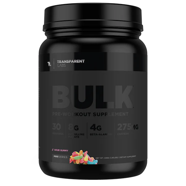 Bulk Black Pre-Workout by Transparent Labs