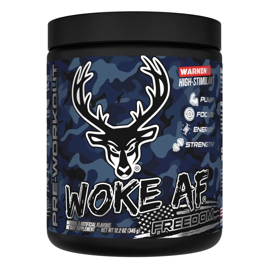 Bucked Up Woke AF™ Pre-Workout — High-Stim Energy, Pump & Focus (30 Servings)