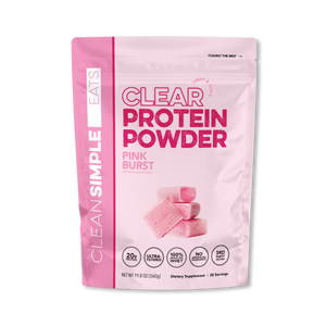 Clean Simple Eats Clear Protein Powder Pink Burst