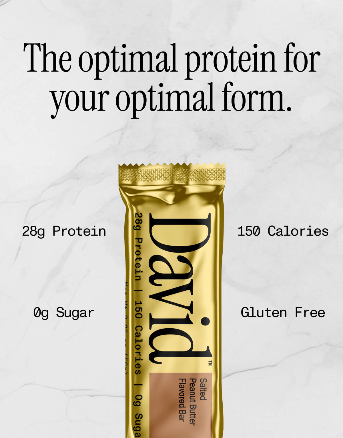 David Protein Bars with high protein and 0 sugar
