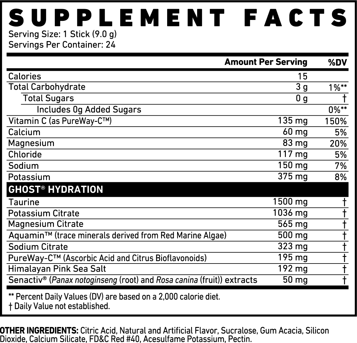 Ghost Hydration Stick