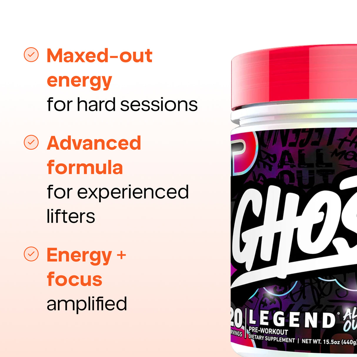 GHOST LEGEND® ALL OUT V2 Pre‑Workout