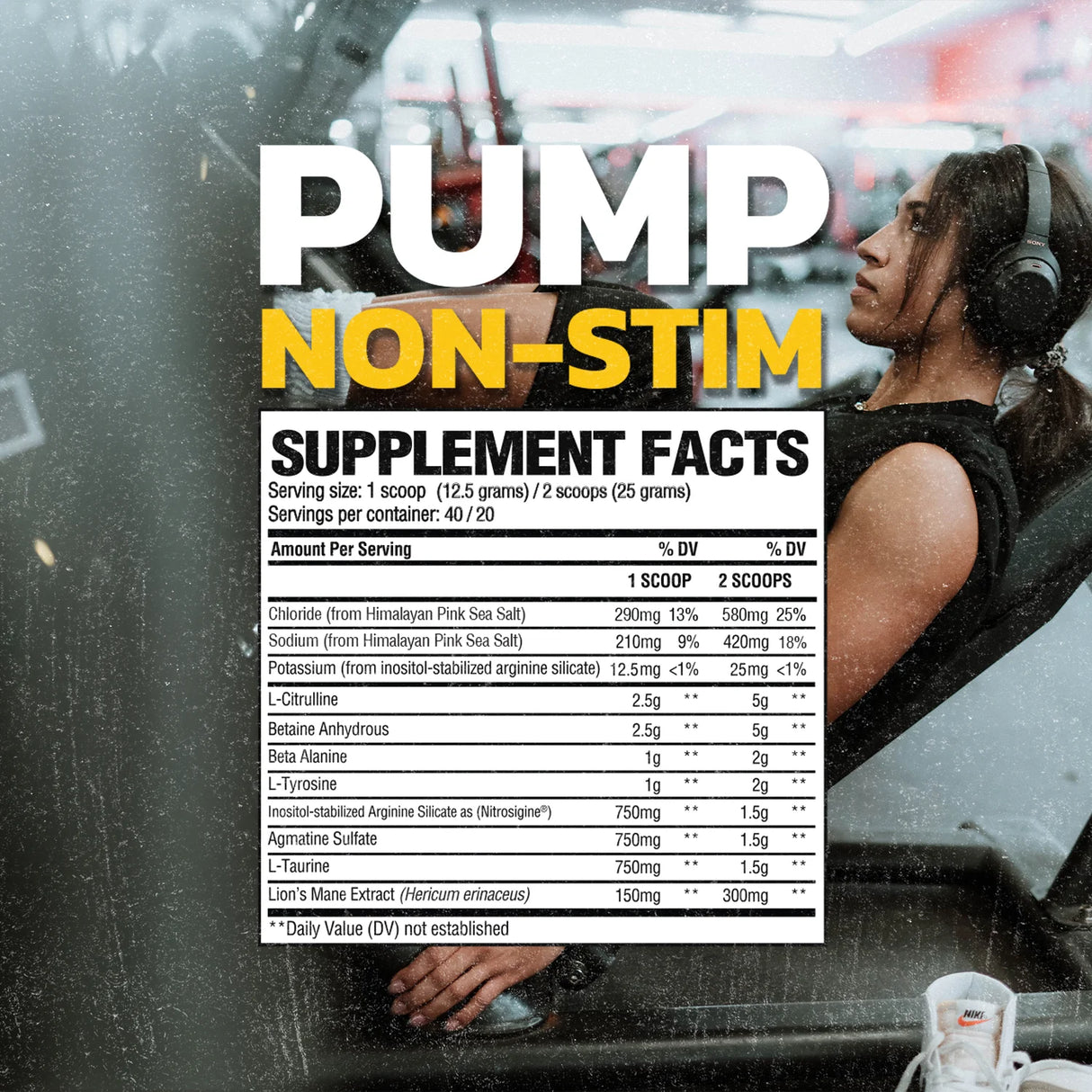 Raw Pump Non-Stim Preworkout