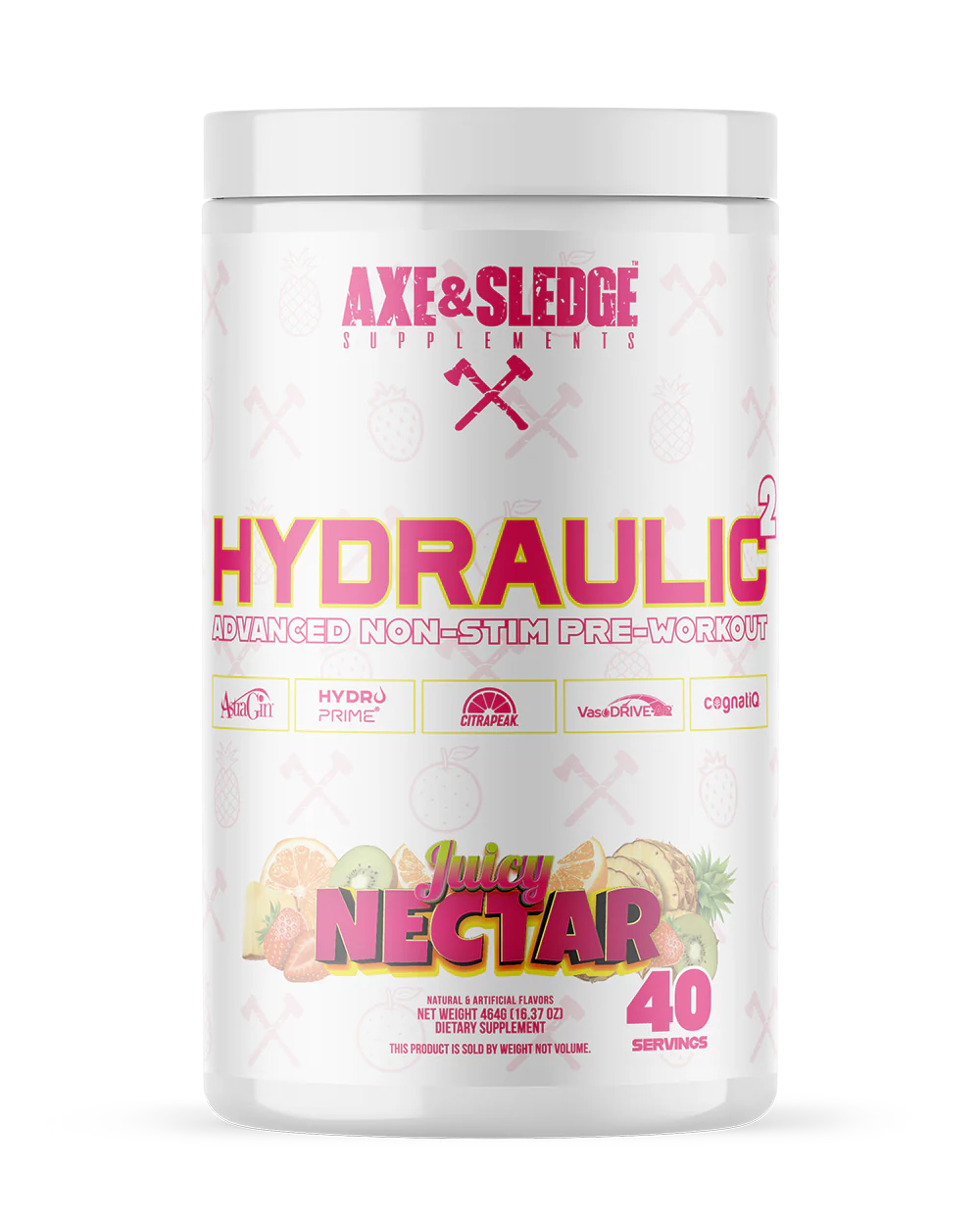 Axe & Sledge Supplements Hydraulic Stimulant-Free Pre-Workout Powder