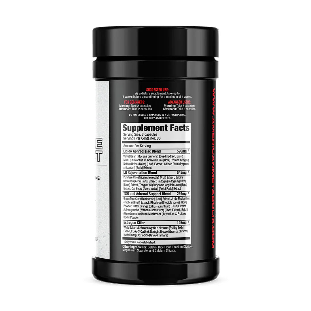 Muscle Test Test Booster ingredient label