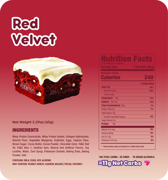 Prime Bites Protein Brownie by Alpha Prime — 19g Protein, 5g Collagen, Low Sugar (12-Pack)