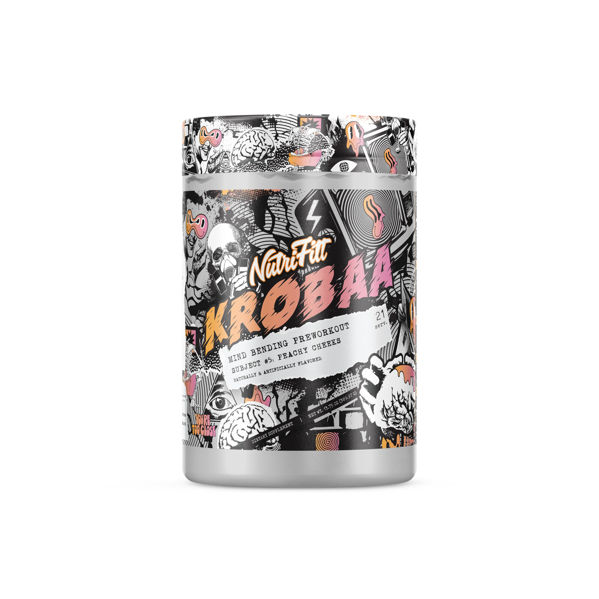 NutriFitt KROBAA Pre‑Workout – Mid‑Stim Nootropic Formula for Focus, Pumps & Endurance