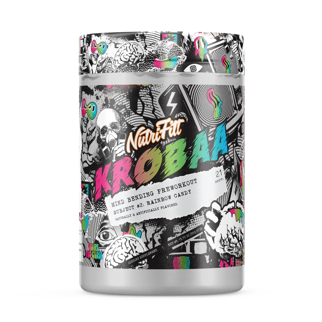 NutriFitt KROBAA Pre‑Workout – Mid‑Stim Nootropic Formula for Focus, Pumps & Endurance