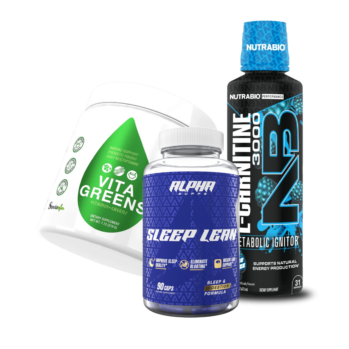 Greens, Lean & Carnitine Bundle