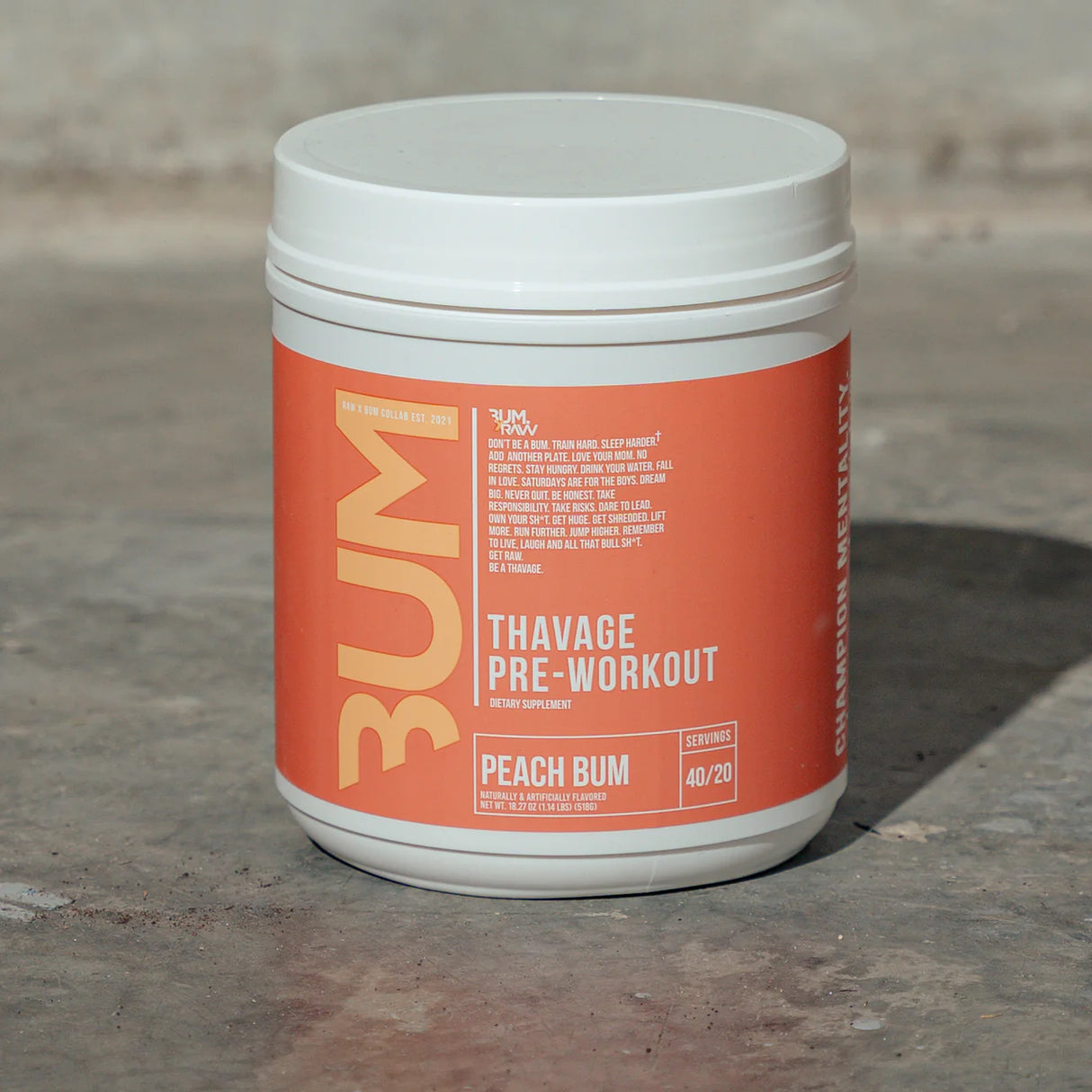 CBUM Thavage Preworkout