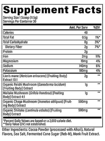 Revive Mushroom Complex – Cognitive & Immune Powder with Lion’s Mane, Reishi, Chaga, Shiitake & Maitake