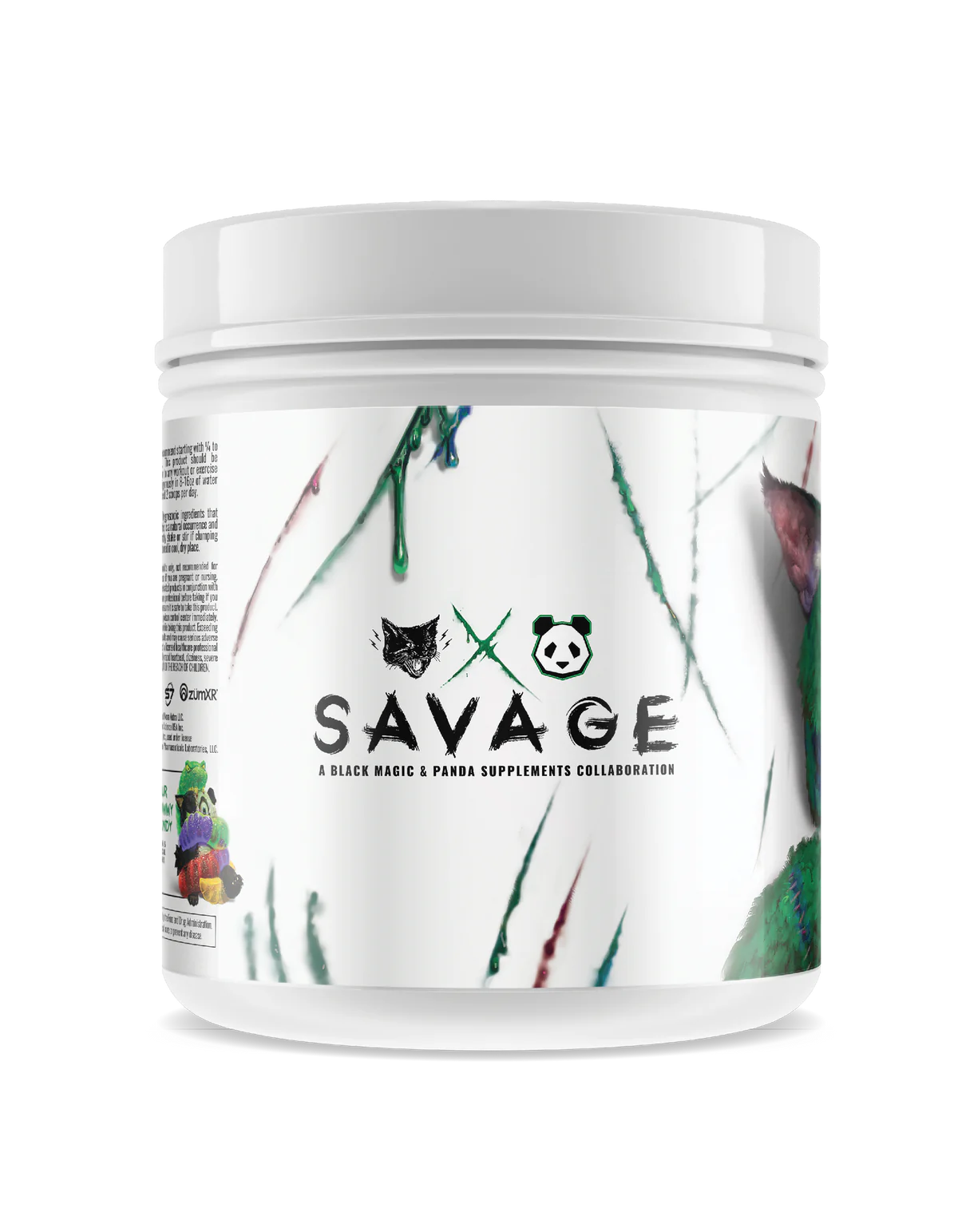Savage Pre‑Workout – Black Magic x Panda Collab (10 g Citrulline, 350 mg Caffeine)