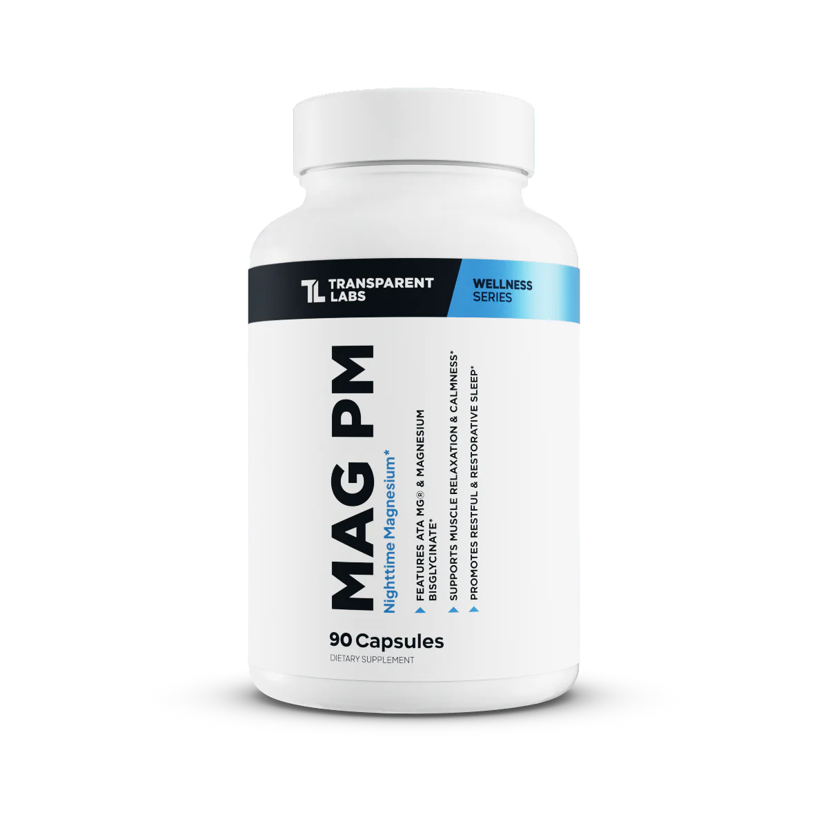 Transparent Labs Mag AM + PM | Magnesium Threonate, Taurinate and Bisglycinate