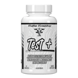 Frontline Formulations Test+ bottle with natural Tongkat Ali, Fadogia, Tribulus, and DHEA supplement for vitality, stamina, and energy support