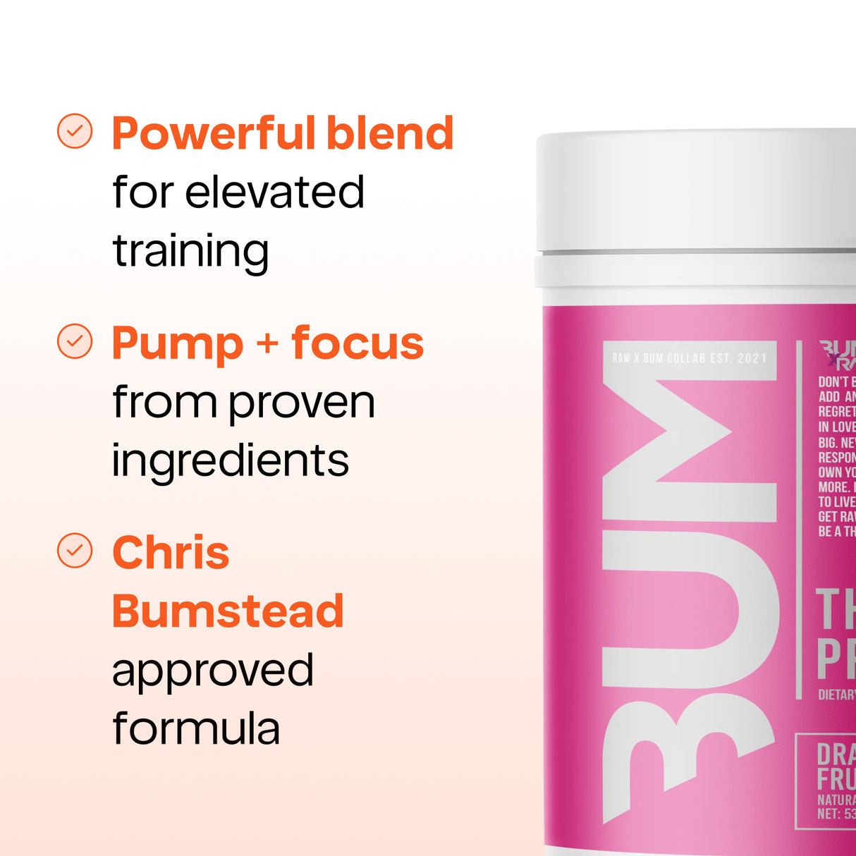 CBUM Thavage Preworkout