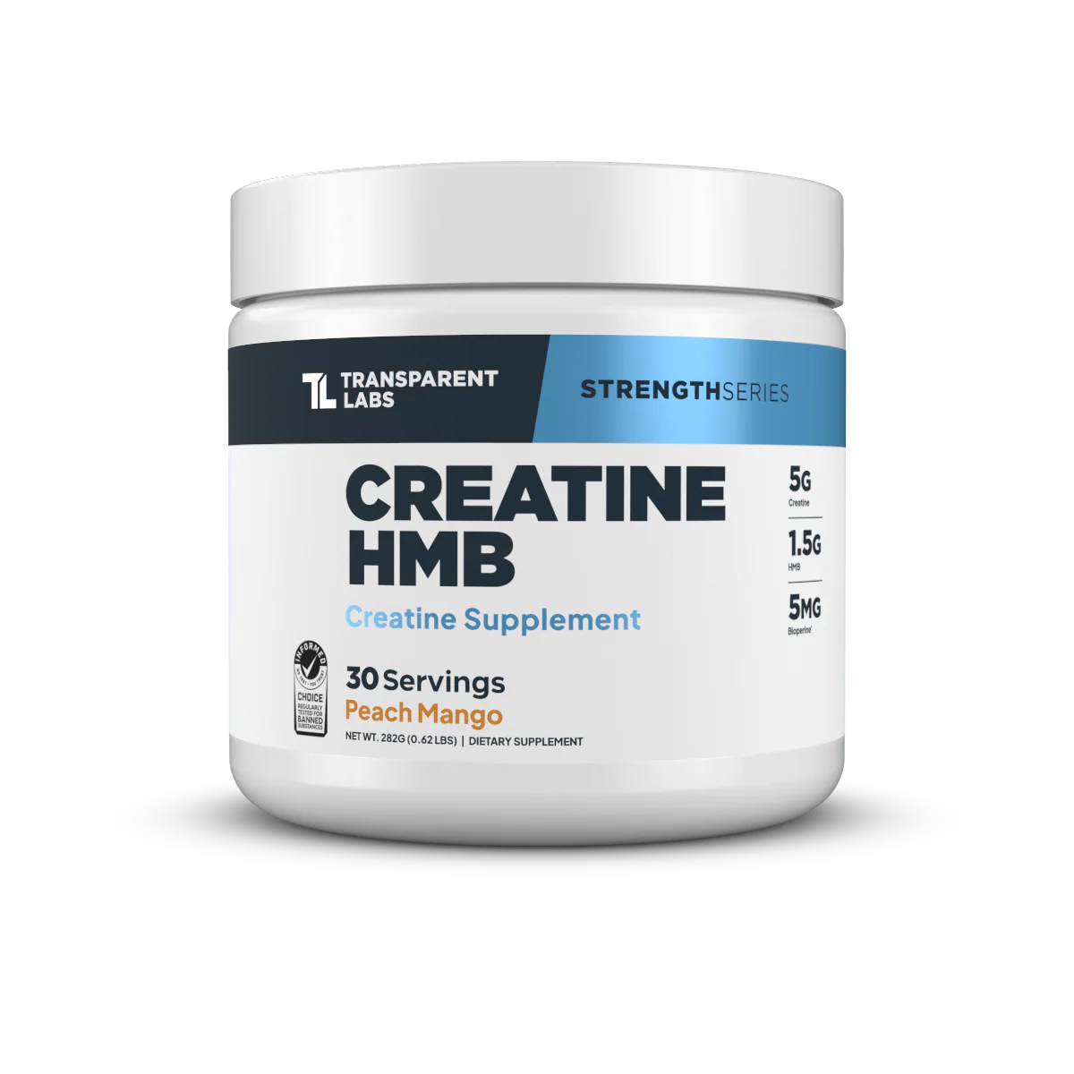 Transparent Labs Creatine HMB Peach Mango Flavor in 30 servings