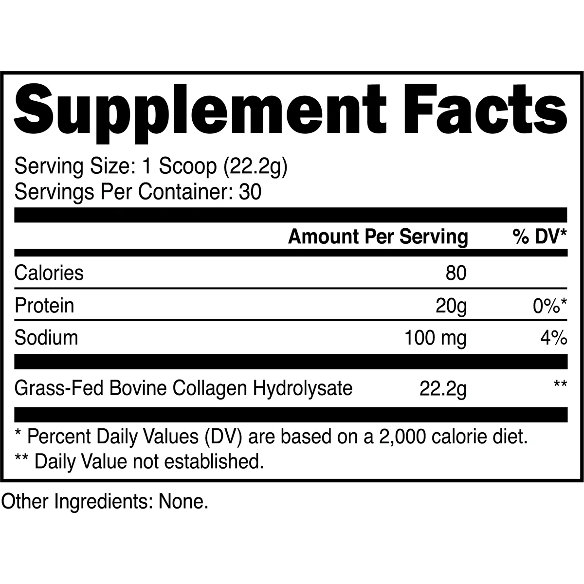 Transparent Labs Grass-Fed Collagen – 22.2g Collagen Hydrolysate, All Natural & Gluten-Free, No Artificial Sweeteners or Colors