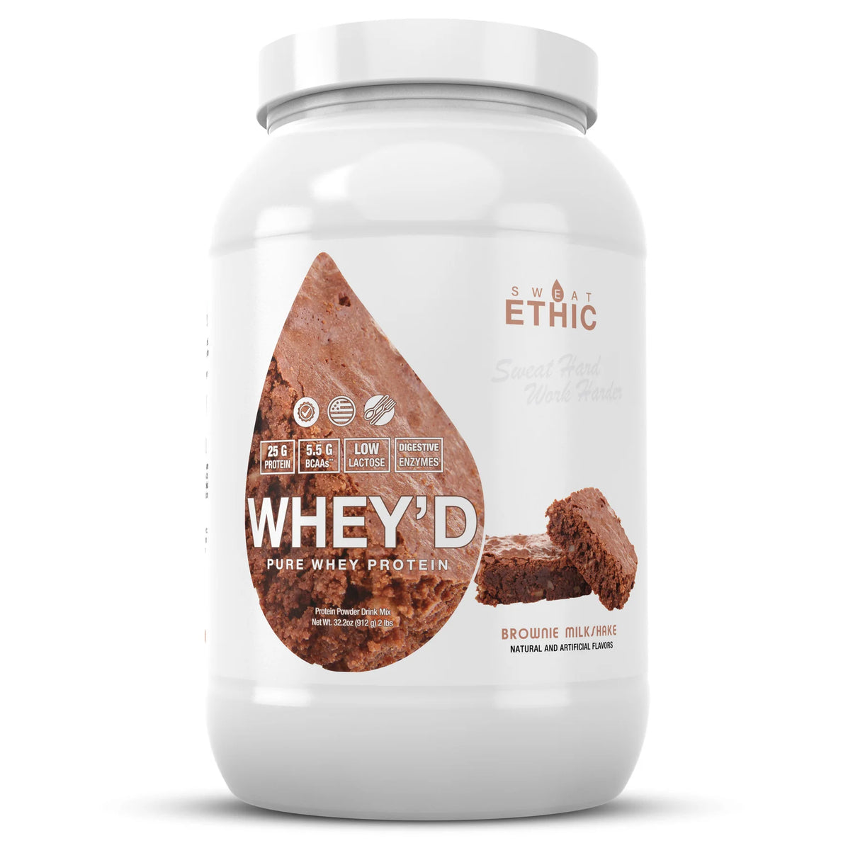 WHEY'D Protein – 25g 3‑Phase Whey Blend with Enzymes, Low Lactose