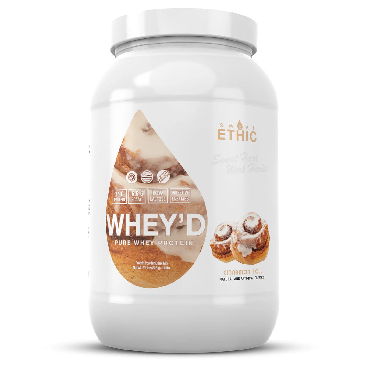 WHEY'D Protein – 25g 3‑Phase Whey Blend with Enzymes, Low Lactose