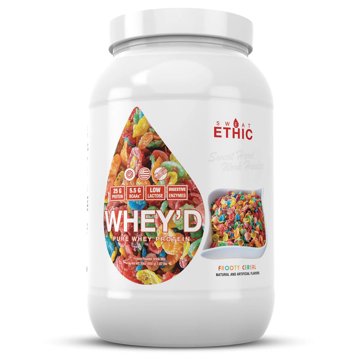 WHEY'D Protein – 25g 3‑Phase Whey Blend with Enzymes, Low Lactose