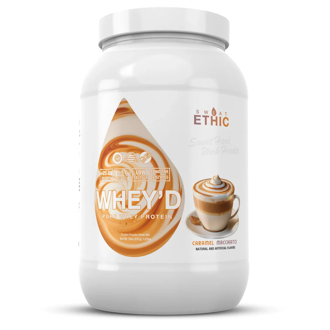 WHEY'D Protein – 25g 3‑Phase Whey Blend with Enzymes, Low Lactose