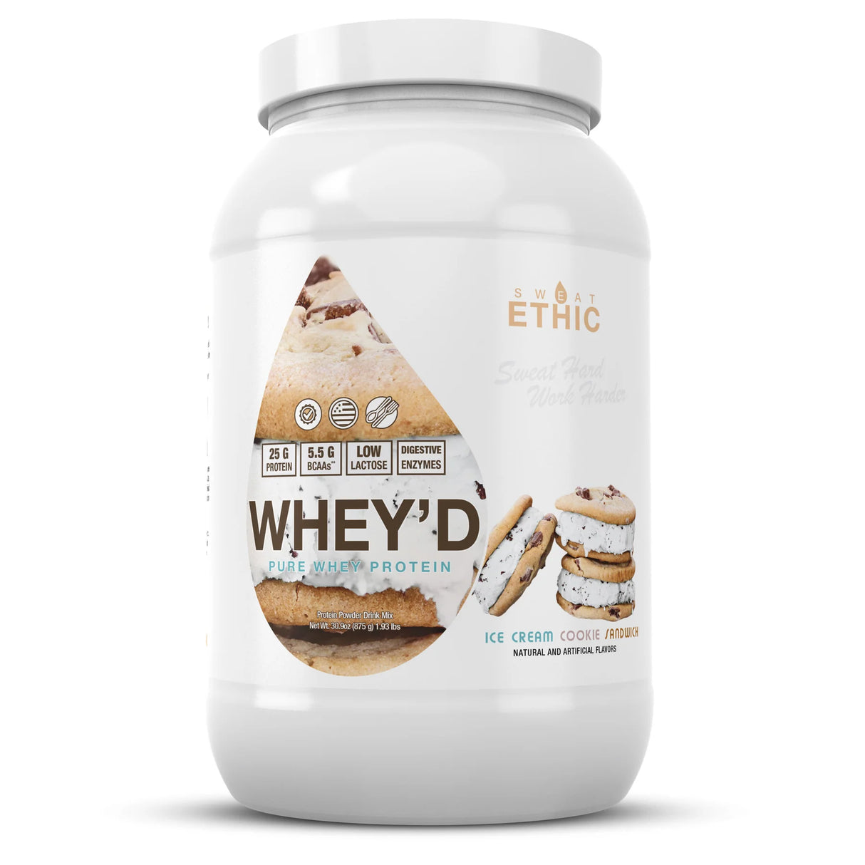 WHEY'D Protein – 25g 3‑Phase Whey Blend with Enzymes, Low Lactose