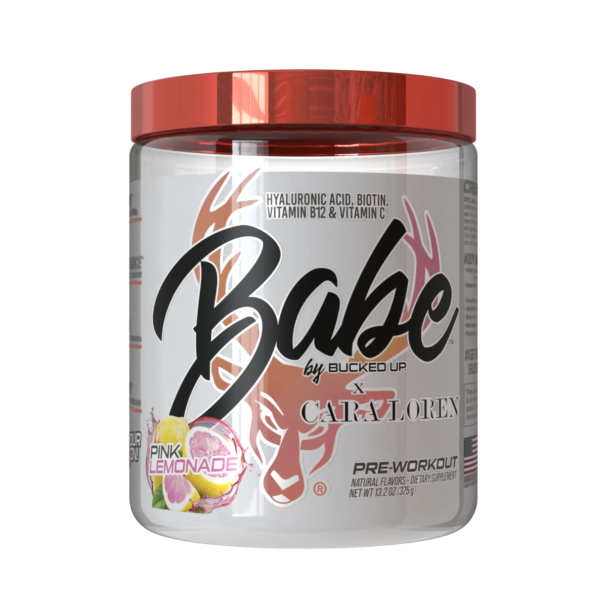 Bucked Up Babe Pre workout for women Pink Lemonade Flavor