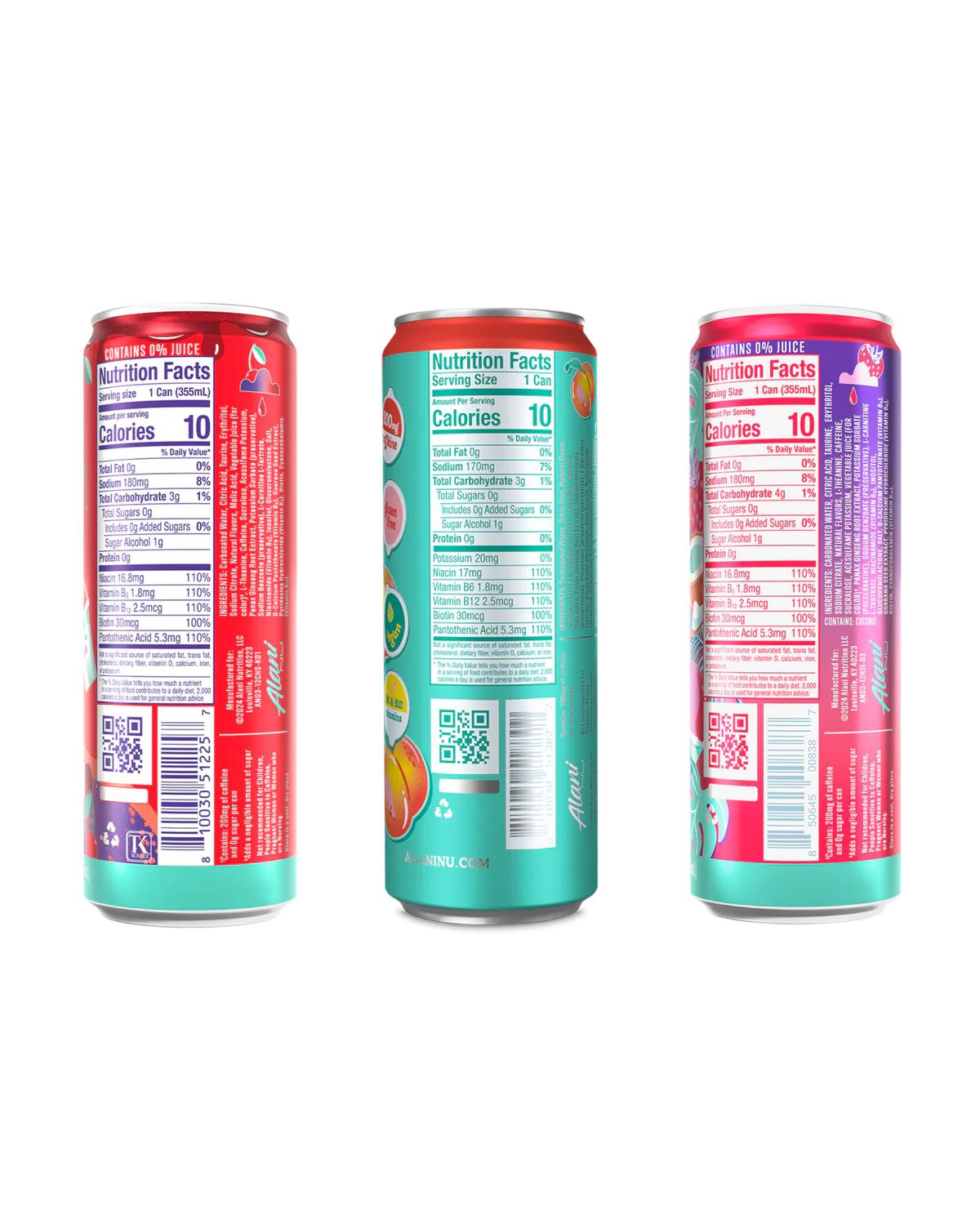 Alani Nu Energy Drink 12-Pack – Best-Tasting Zero Sugar Energy Cans for Focus, Energy & Performance