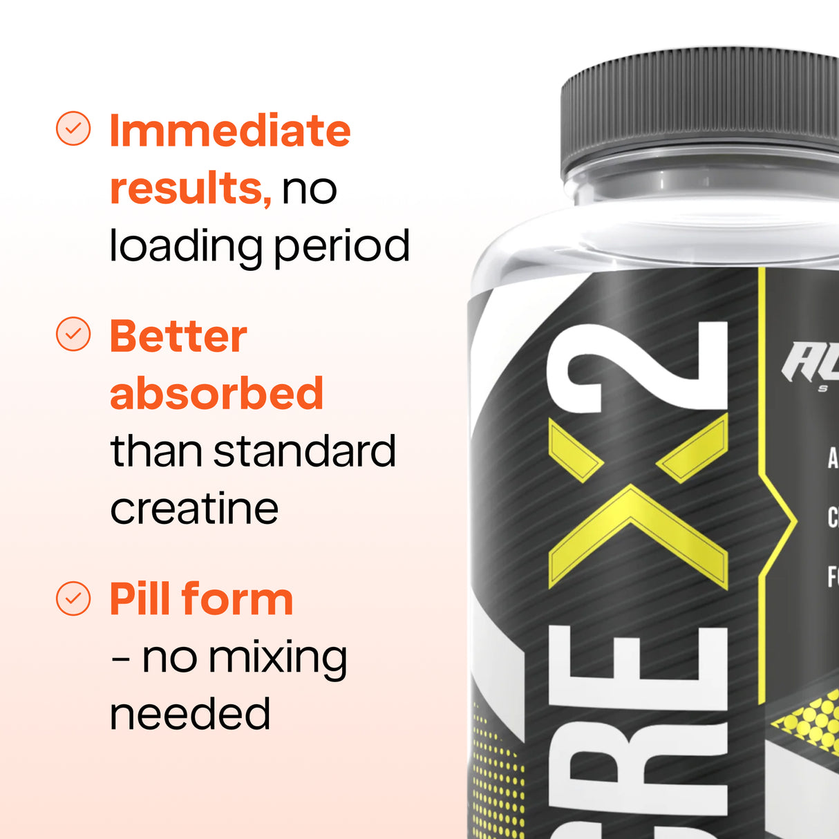 Alpha CRE X2 Creatine Pills by Alpha Supps