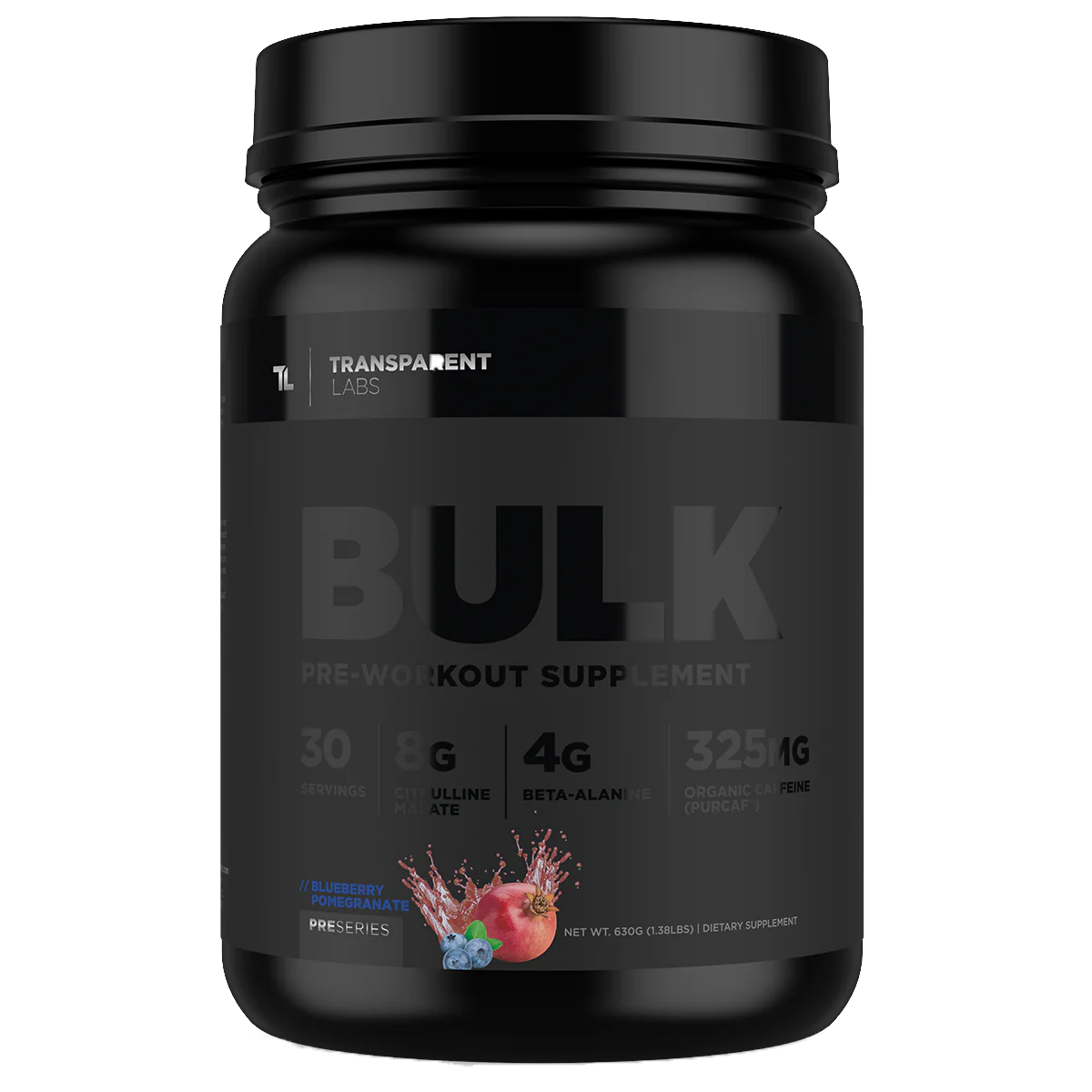 Bulk Black Pre-Workout by Transparent Labs