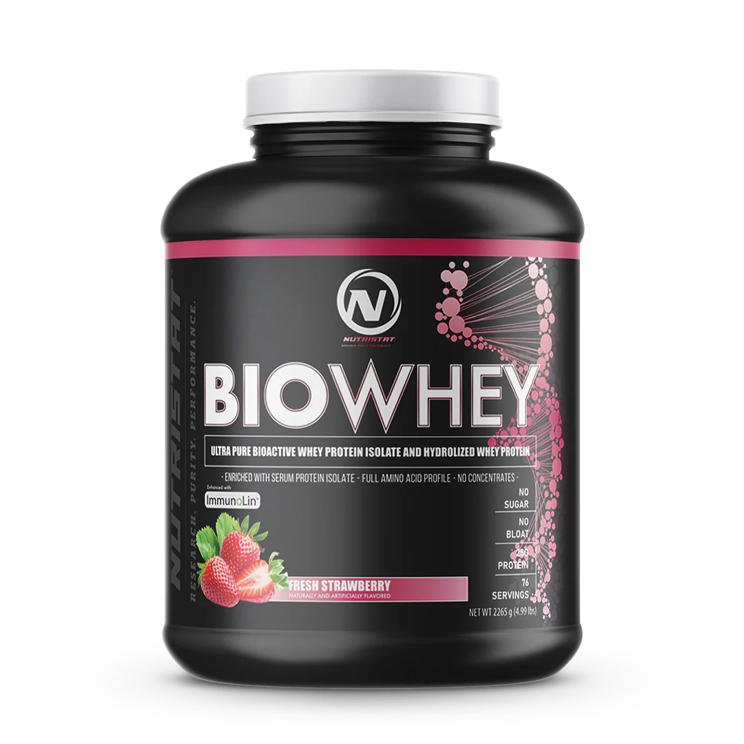 Nutristat BIO WHEY® – Low Carb, Zero Sugar Whey Protein Isolate/Hydrolysate