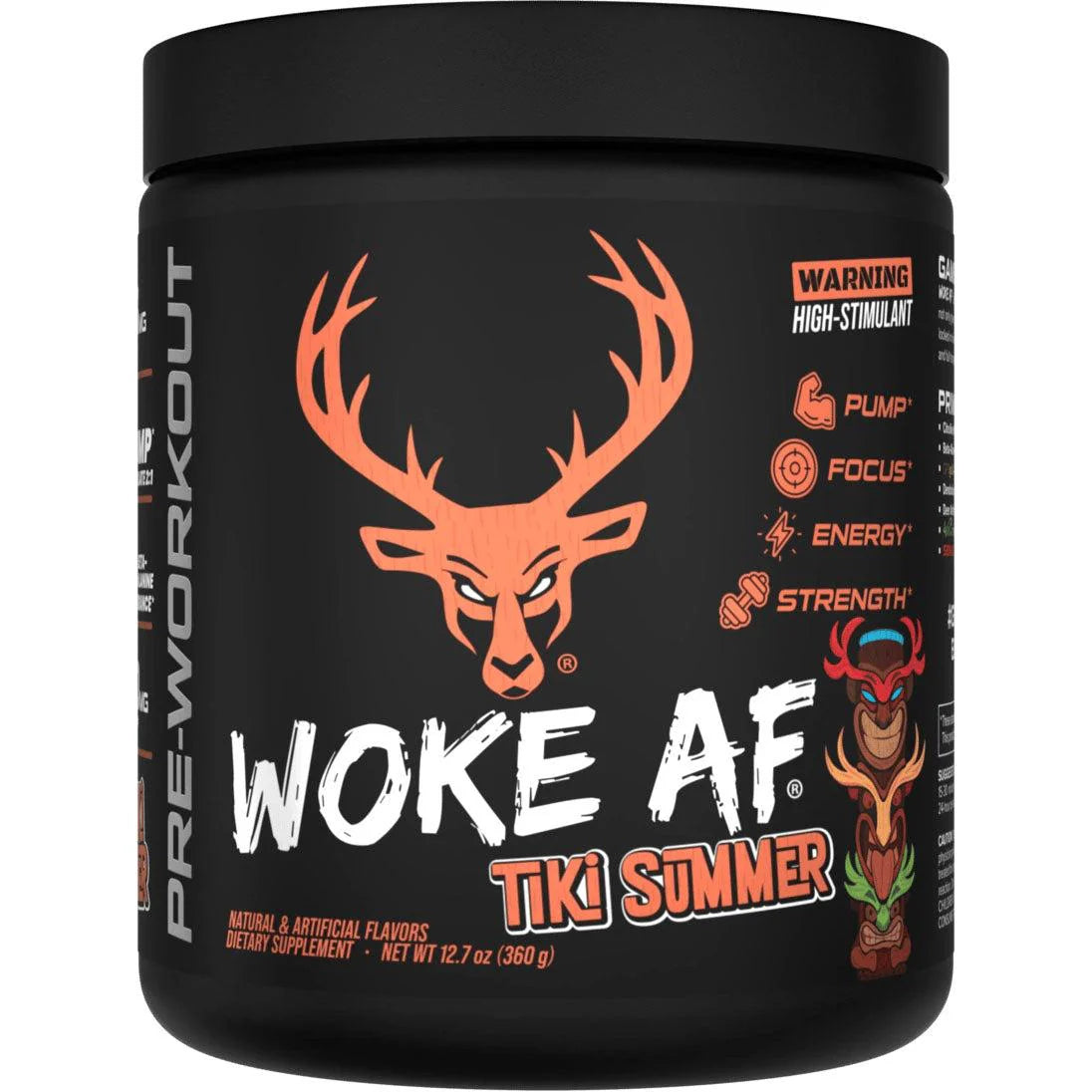Bucked Up Woke AF Pre-Workout — High-Stim Energy, Pump & Focus (30 Servings)