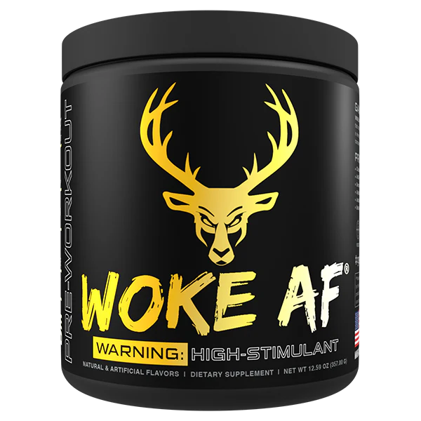 Bucked Up Woke AF Pre-Workout — High-Stim Energy, Pump & Focus (30 Servings)