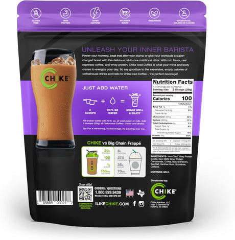 Chike caramel iced protein coffee ingredients