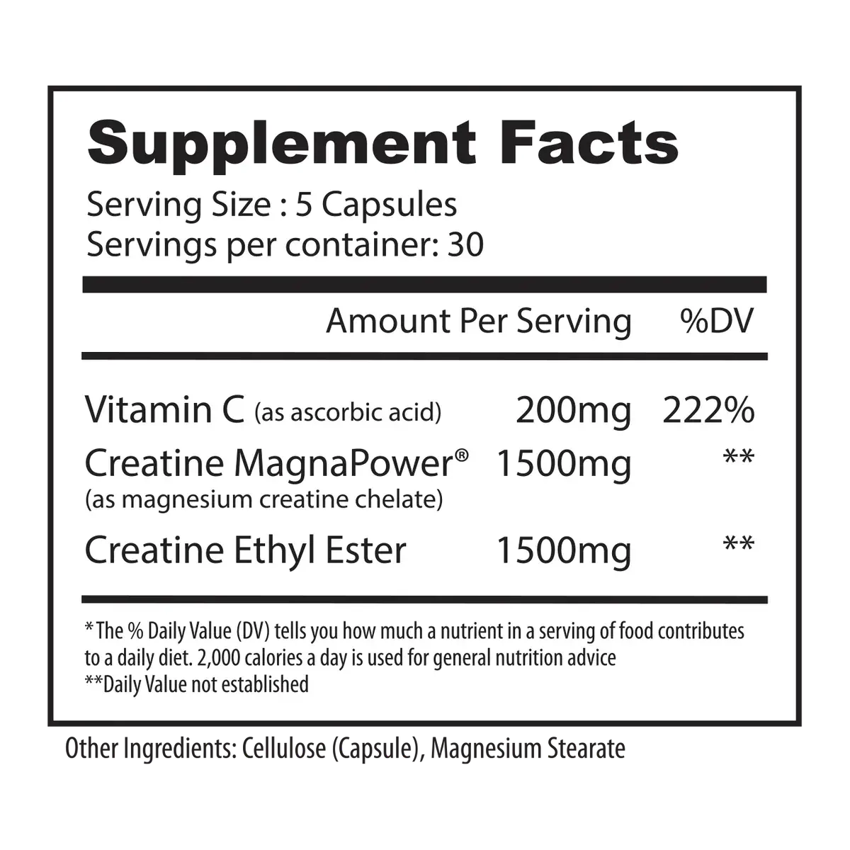 Alpha CRE X2 Creatine Pills by Alpha Supps