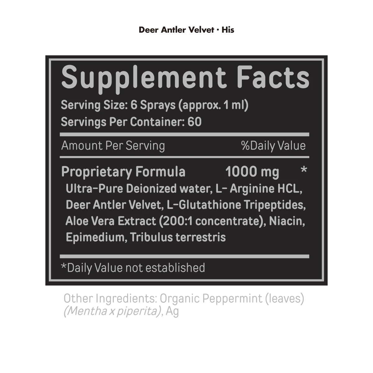 Deer Antler Velvet Spray by Bucked Up