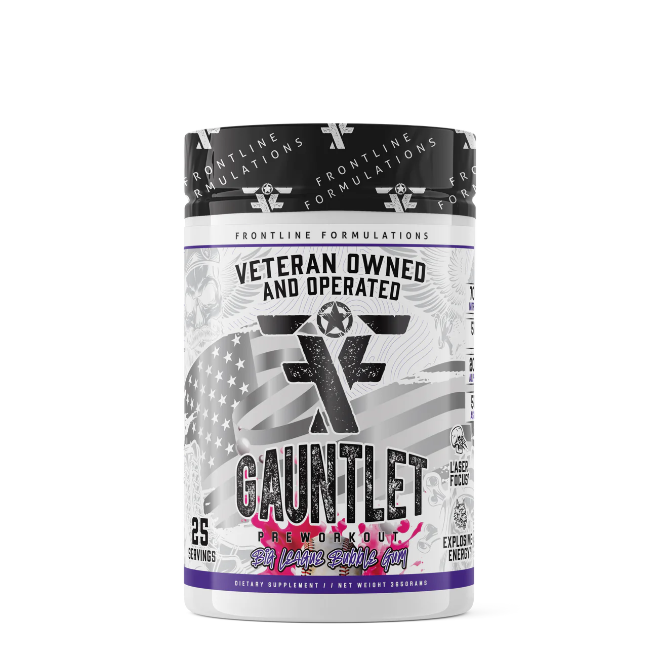 Gauntlet Pre-Workout Powder by Frontline Formulations