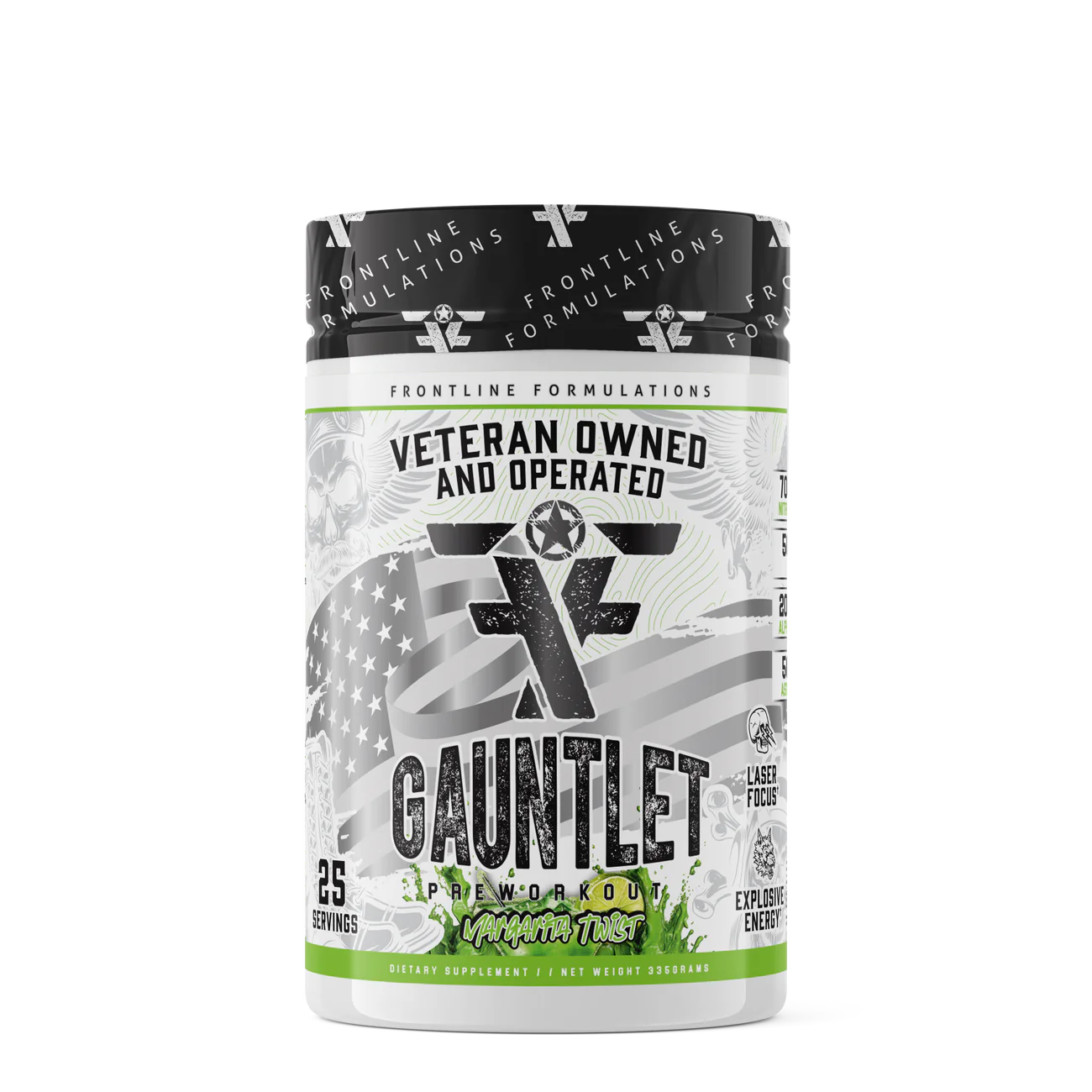 Gauntlet Pre-Workout Powder by Frontline Formulations