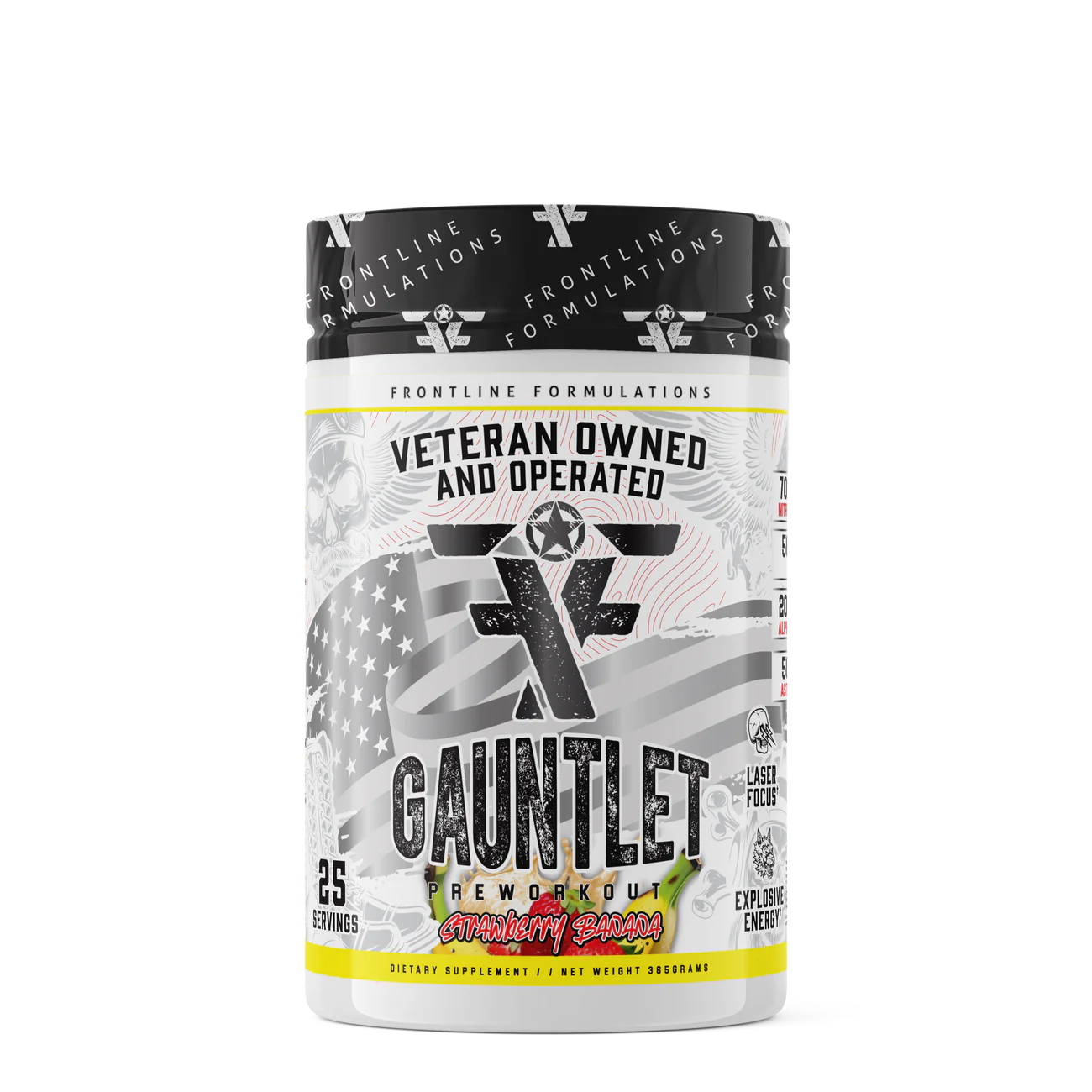 Gauntlet Pre-Workout Powder by Frontline Formulations