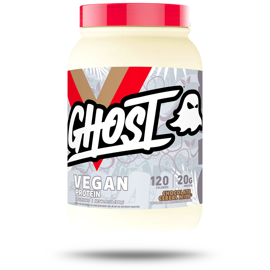Ghost Vegan Protein powder in Chocolate Cereal Milk