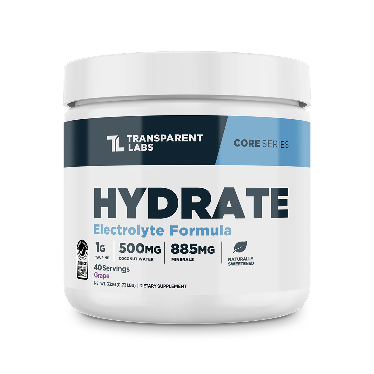 Transparent Labs Hydrate Electrolyte Powder