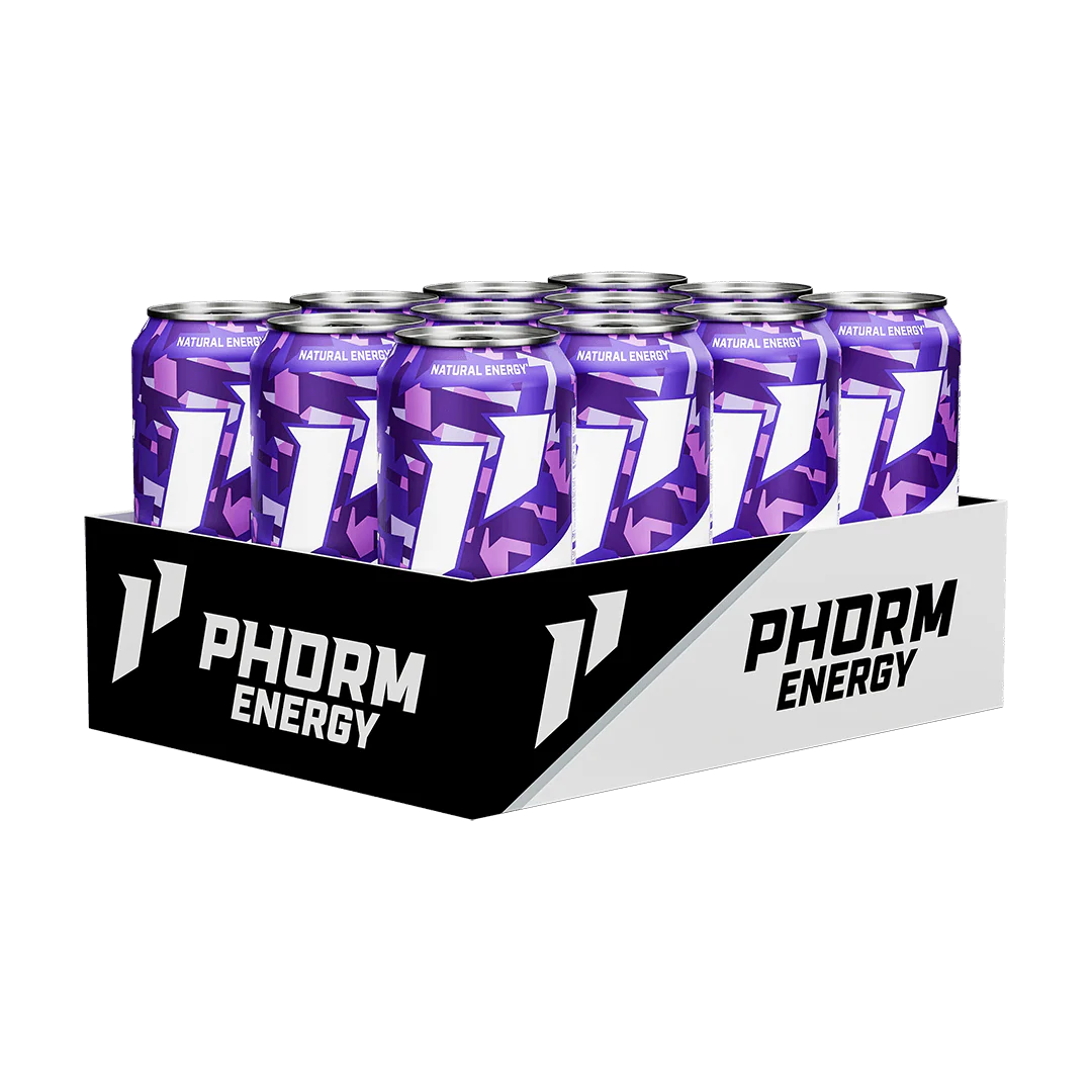 1st Phorm Energy – Sugar-Free 200 mg Natural Caffeine + Nootropics | 12‑Pack