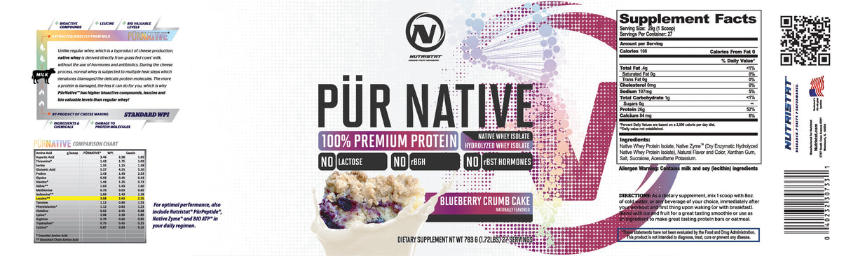 PUR NATIVE - All Natural Grass-Fed Isolate Protein