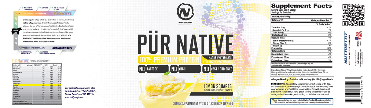 PUR NATIVE - All Natural Grass-Fed Isolate Protein