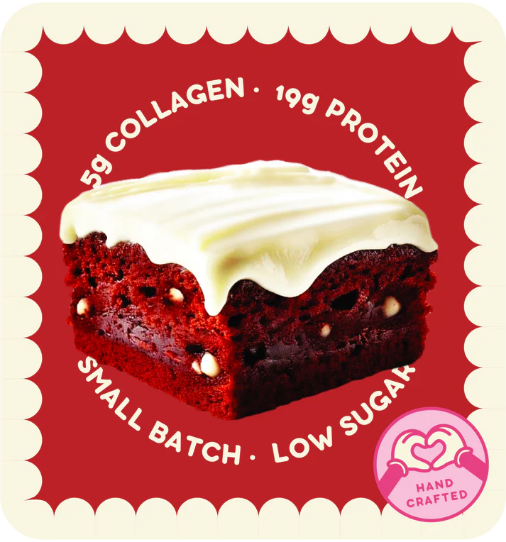 Prime Bites Protein Brownie by Alpha Prime — 19g Protein, 5g Collagen, Low Sugar (12-Pack)