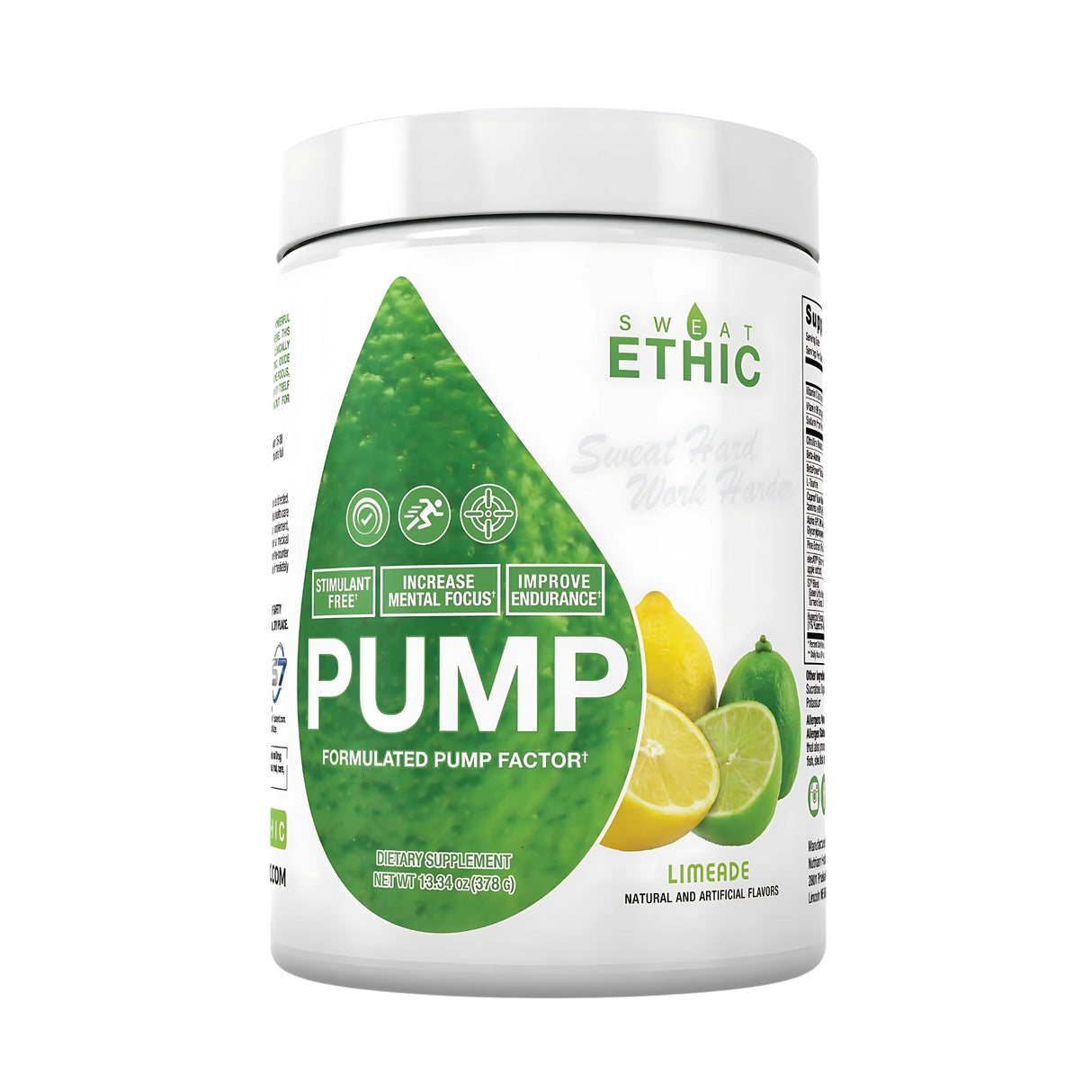 Sweat Ethic Pump Pre workout Powder